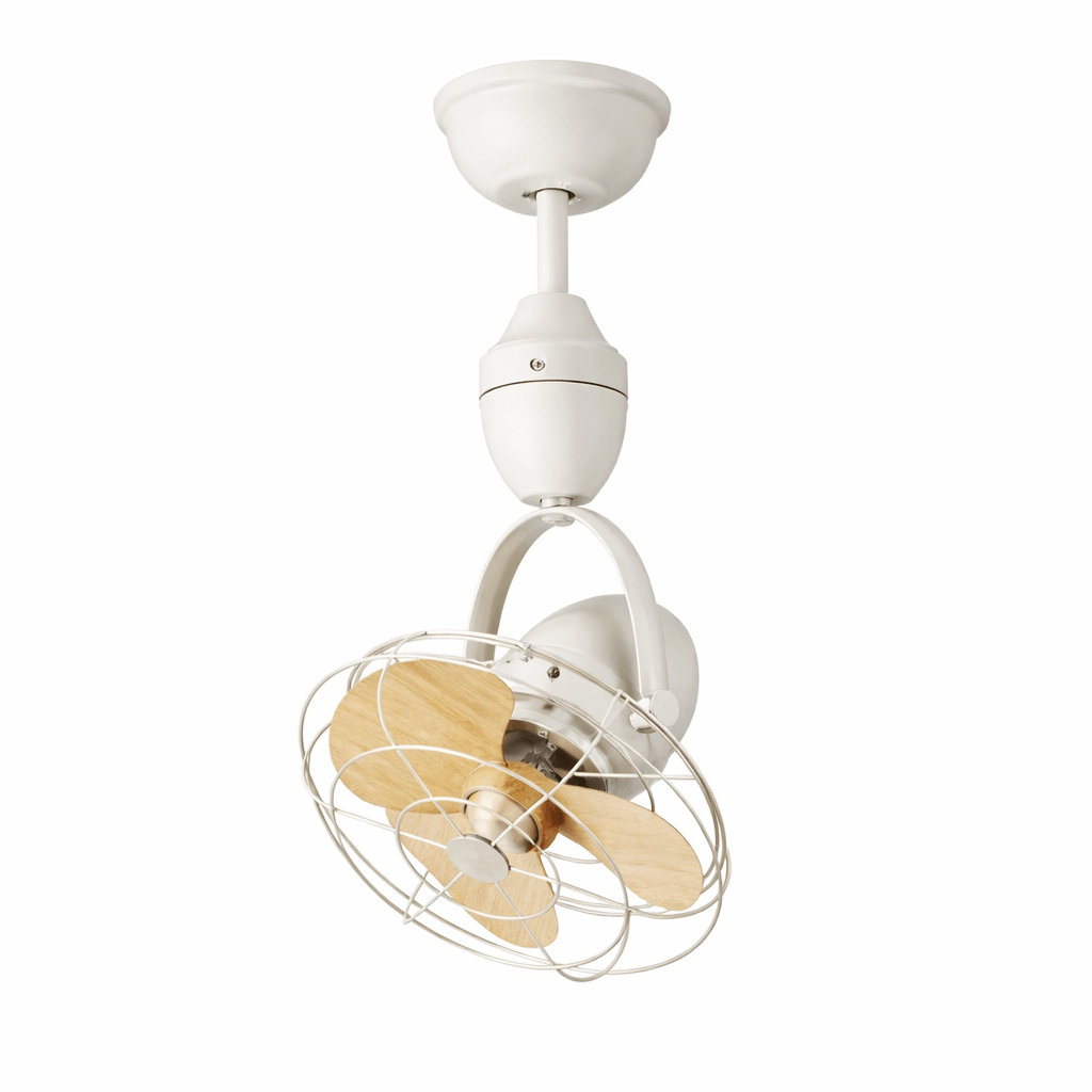 Venturo Cage Ceiling Fan with Pivoting Head and Remote Control