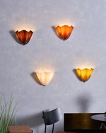 Petalia Sculptural Glass Wall Sconce | Modern Organic Lighting