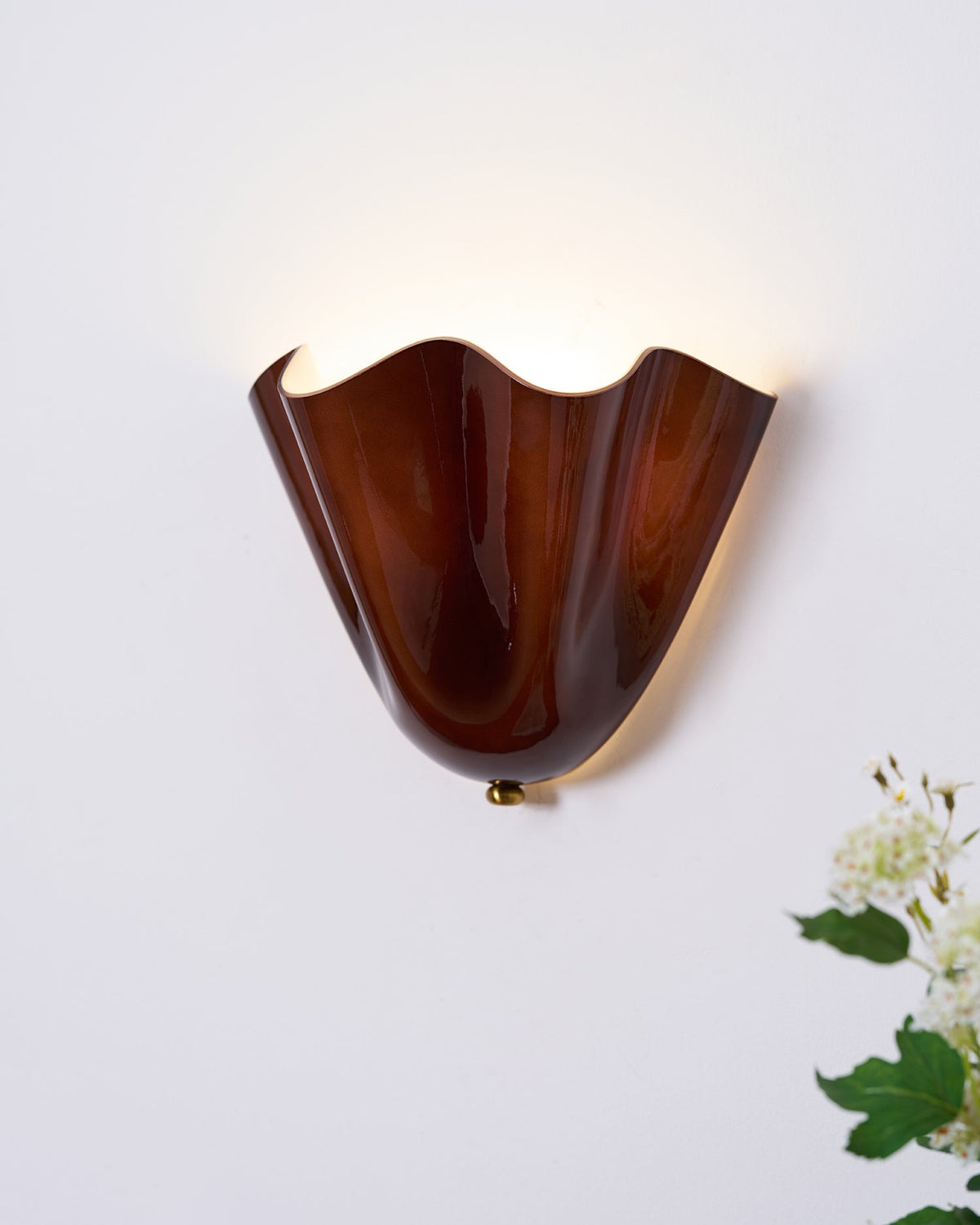 Petalia Sculptural Glass Wall Sconce | Modern Organic Lighting