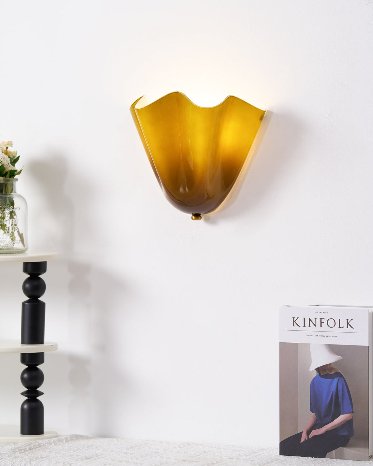 Petalia Sculptural Glass Wall Sconce | Modern Organic Lighting