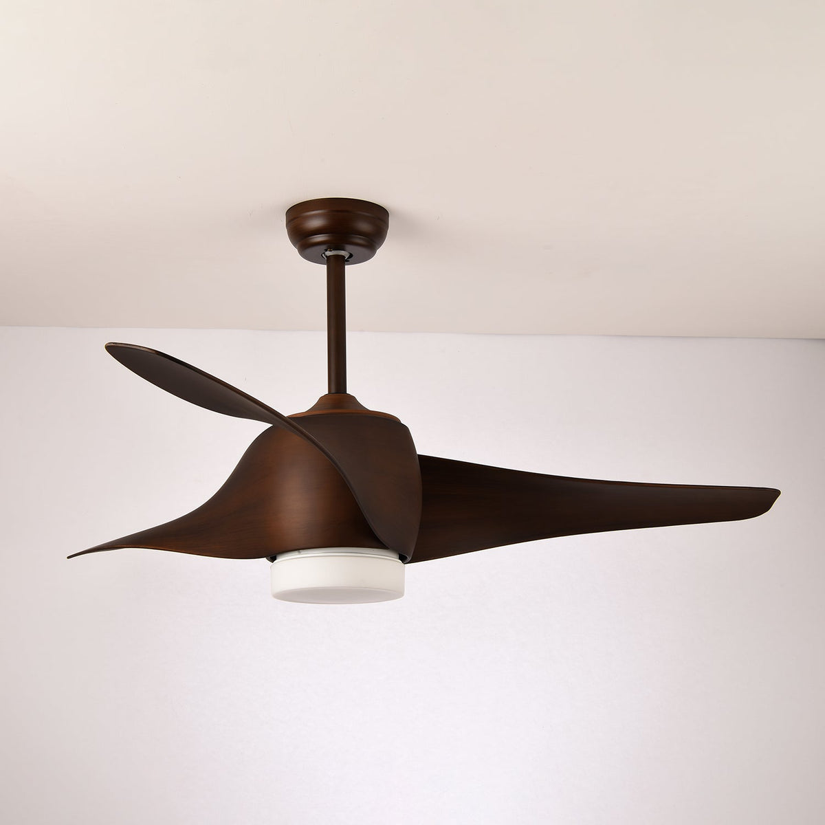 Verdantia Aero 52" Ceiling Fan with Integrated LED Light in Sage Green