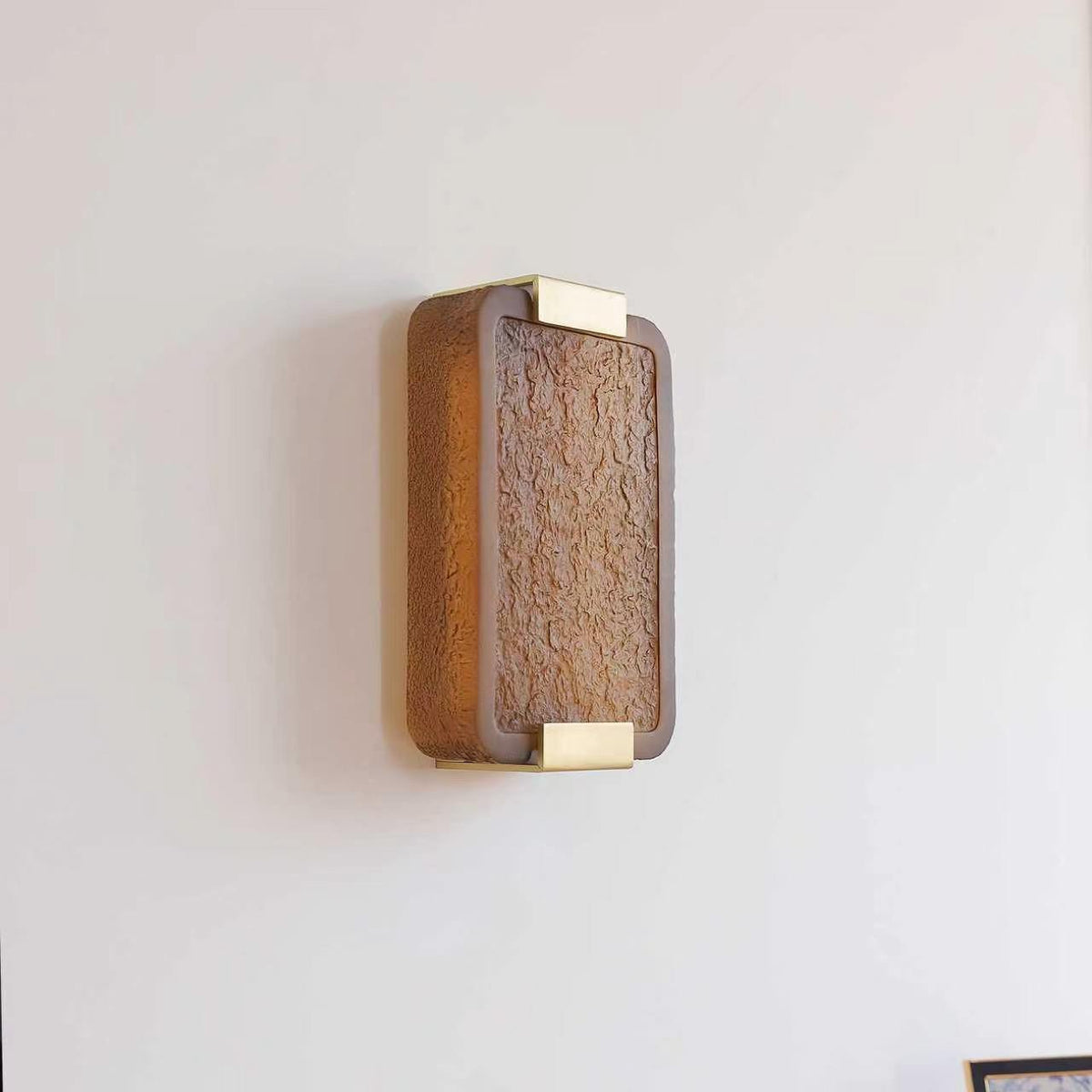 Verella Cast Resin Wall Sconce – Modern Artisan LED Wall Light