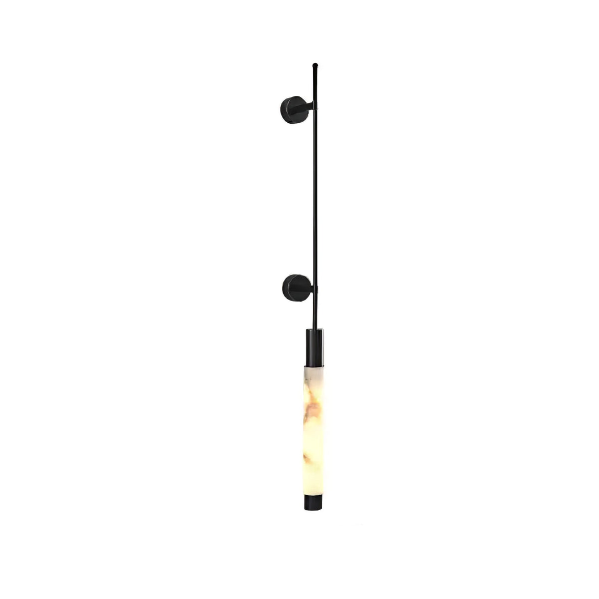 Verita Alabaster LED Wall Sconce in Brass Finish for Modern Interiors