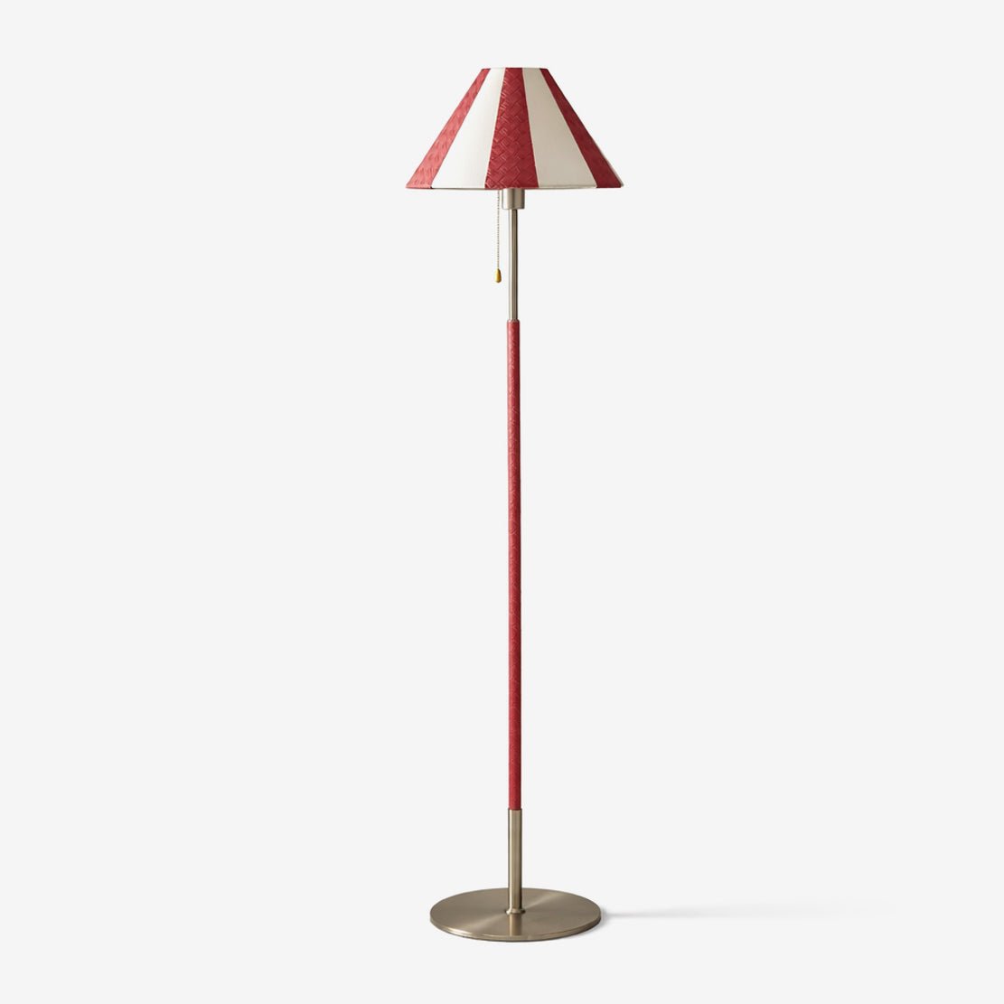 Verona Striped Floor Lamp with Fabric Shade