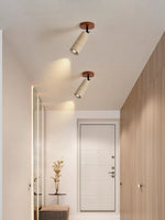 Versa Stone Adjustable Wall Sconce in Travertine and Wood