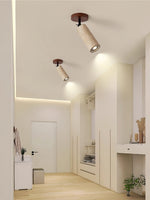Versa Stone Adjustable Wall Sconce in Travertine and Wood