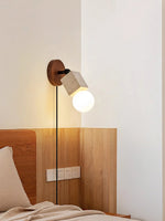 Versa Stone Adjustable Plug In Wall Light