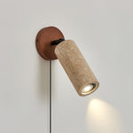 Versa Stone Adjustable Plug In Wall Light