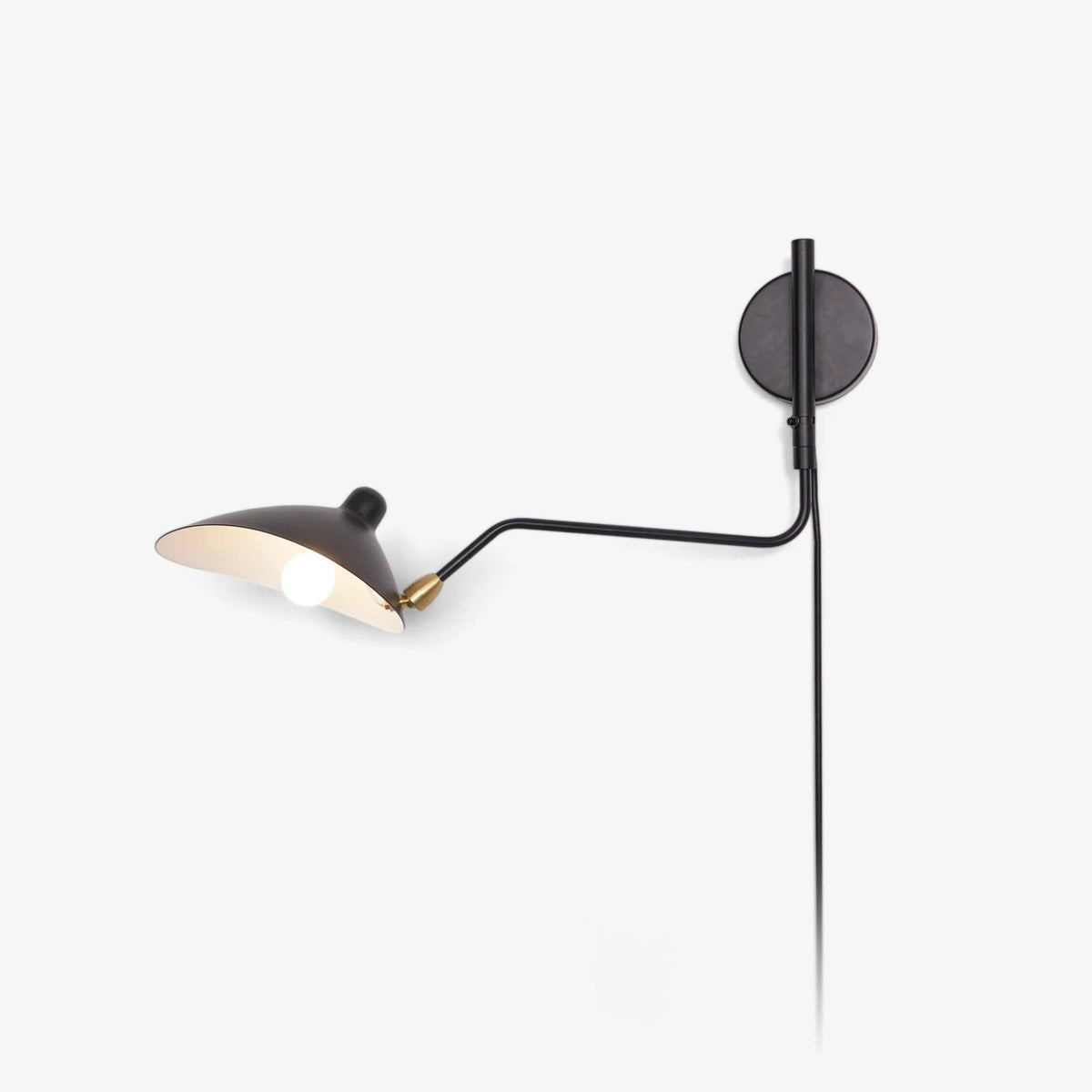 Serge Mouille Plug In Wall Lamp