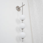 Vertical Globe Plug In Wall Lamp