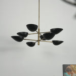 Vespera Brass Chandelier – Modern Statement Lighting for Dining & Living Spaces