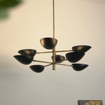 Vespera Brass Chandelier – Modern Statement Lighting for Dining & Living Spaces