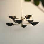 Vespera Brass Chandelier – Modern Statement Lighting for Dining & Living Spaces