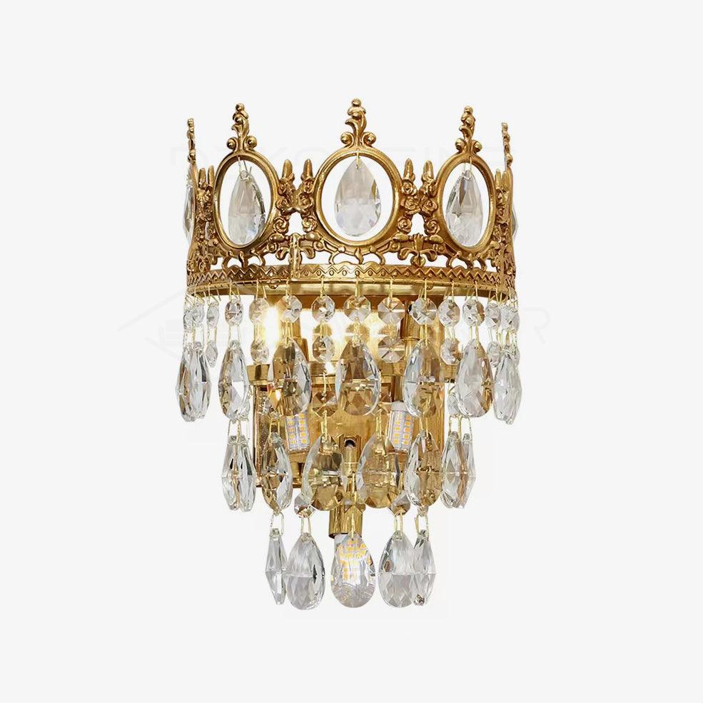 Vintage Crystal Wall Lamp