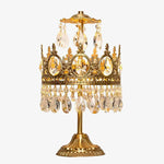 Vintage Crystal Table Light