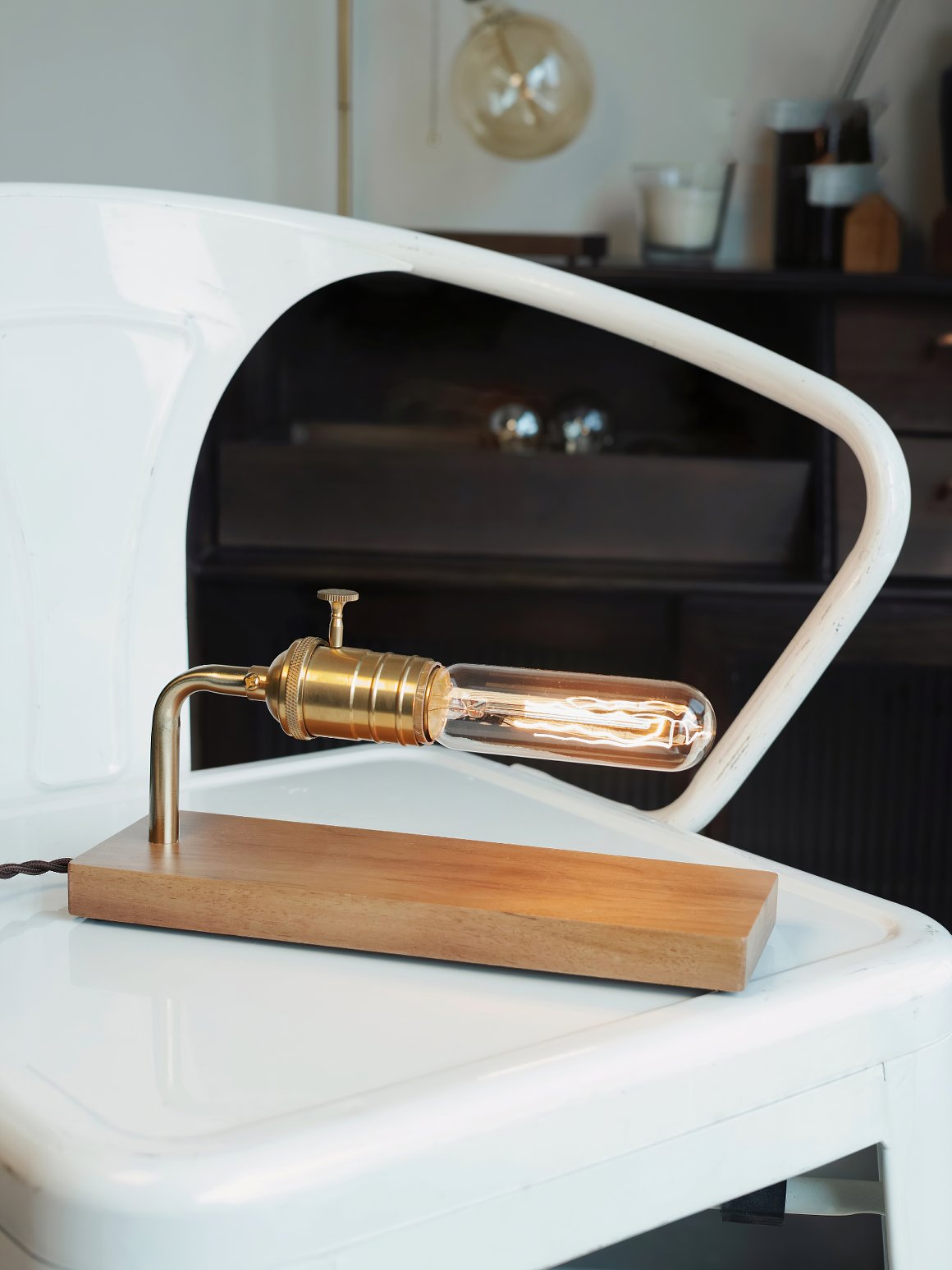 Vintage Banker Table Lamp