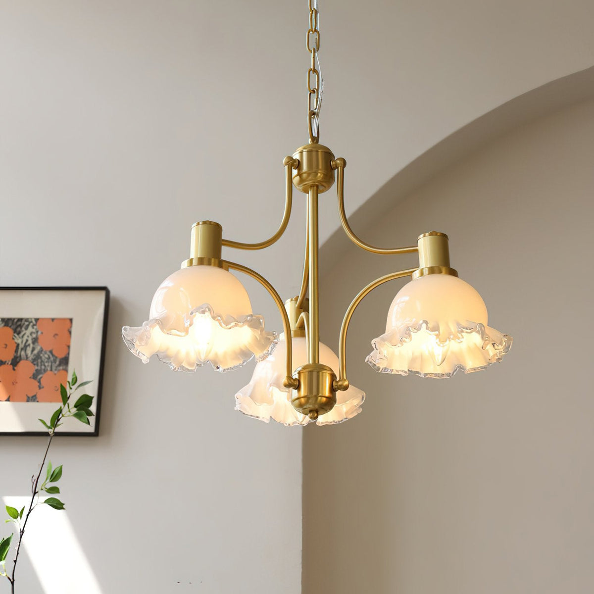 Vintage Floral Chandelier