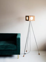 Vintage Tripod Camera Floor Lamp