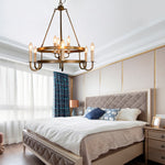 Vintage Voyager Chandelier – Industrial Brass Pendant Light for Modern Interiors