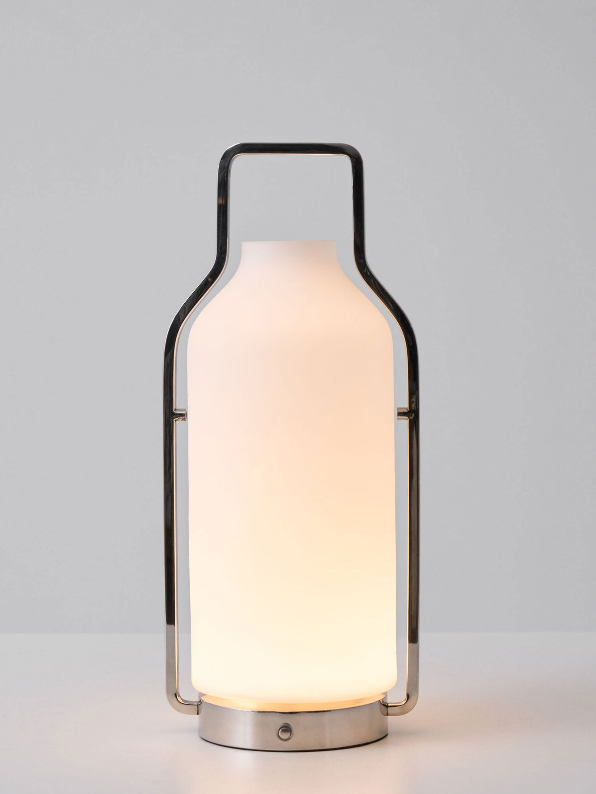 Vintara Lantern Table Lamp – Modern Metal & Glass LED Table Light