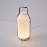Vintara Lantern Table Lamp – Modern Metal & Glass LED Table Light