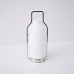 Vintara Lantern Table Lamp – Modern Metal & Glass LED Table Light
