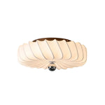 Virelle Spiral Ceiling Light in Bronze and Silk