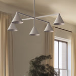 Virelli Cone Chandelier – Modern Minimalist Pendant Light for Dining and Living Spaces