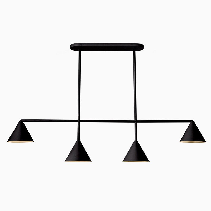 Virelli Cone Chandelier – Modern Minimalist Pendant Light for Dining and Living Spaces