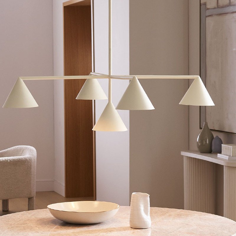 Virelli Cone Chandelier – Modern Minimalist Pendant Light for Dining and Living Spaces