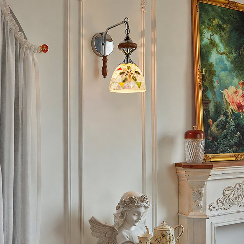 Virello Mosaic Wall Sconce — Art Glass Ambient Lighting for Modern Interiors