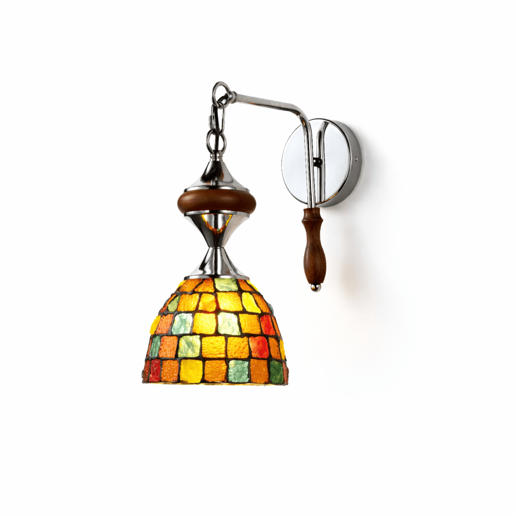 Virello Mosaic Wall Sconce — Art Glass Ambient Lighting for Modern Interiors