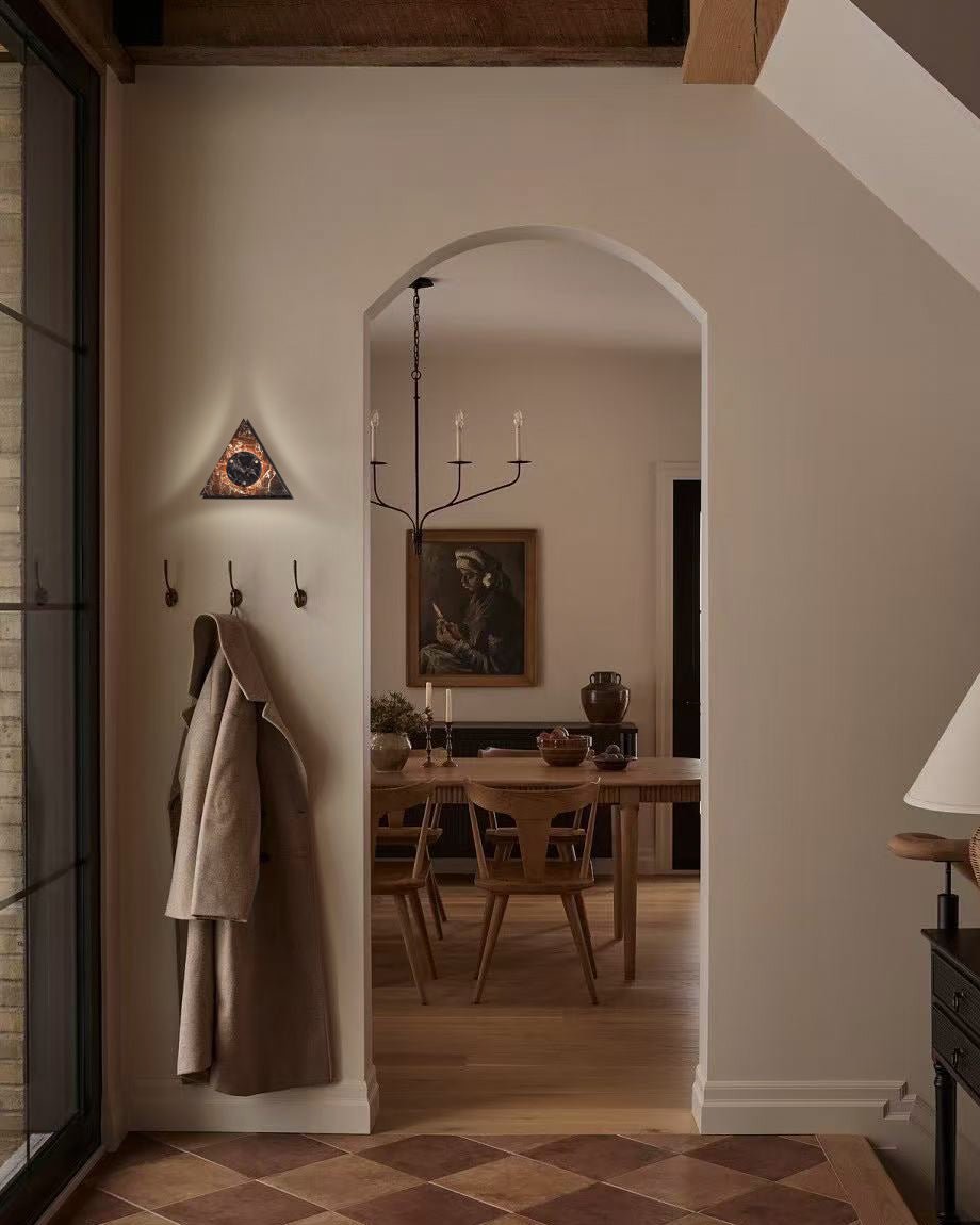 Virida Sculptural Marble Wall Sconce with Integrated LED