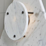 Virida Sculptural Marble Wall Sconce with Integrated LED