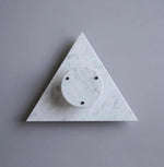 Virida Sculptural Marble Wall Sconce with Integrated LED