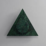 Virida Sculptural Marble Wall Sconce with Integrated LED