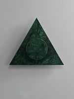 Virida Sculptural Marble Wall Sconce with Integrated LED