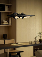 Volar Drift Modern Wood LED Pendant Light for Dining Room and Kitchen Island