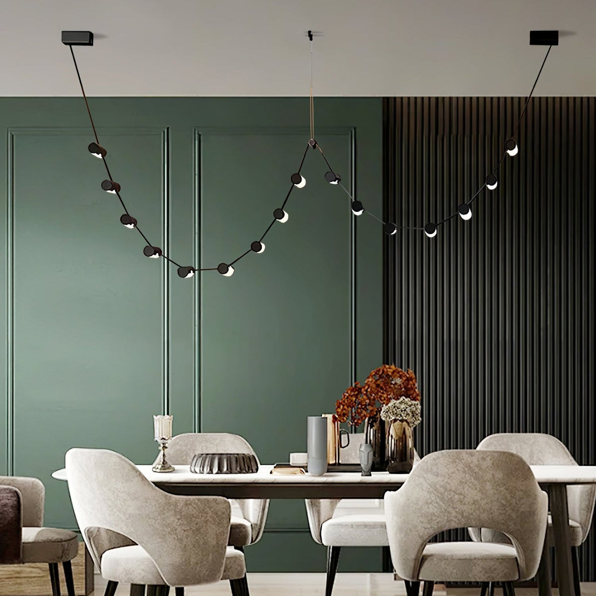 Voltra Belt Linear LED Pendant Light for Modern Interiors