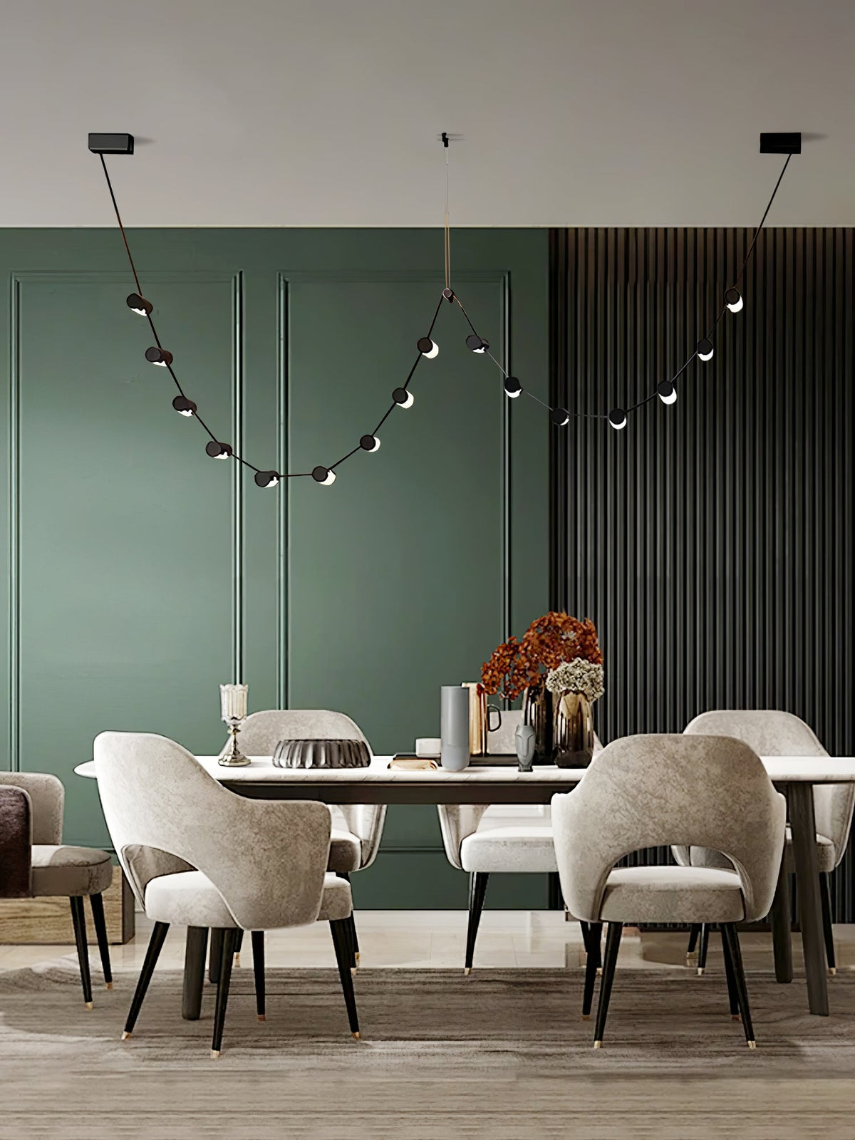Voltra Belt Linear LED Pendant Light for Modern Interiors