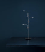 Wa Wa LED Table Lamp in Stainless Steel and Glass