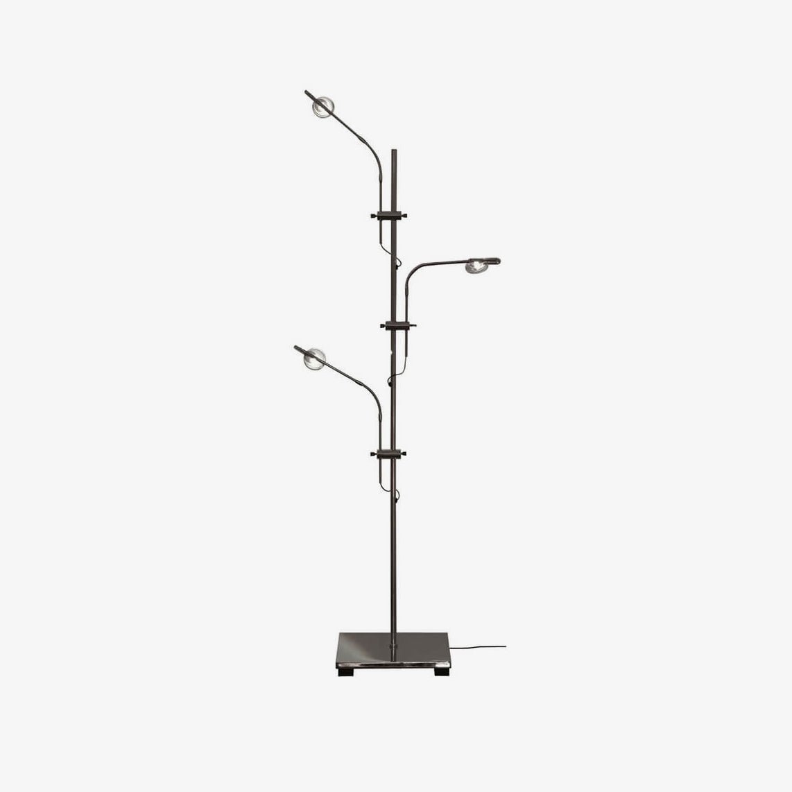 Wa Wa LED Table Lamp in Stainless Steel and Glass