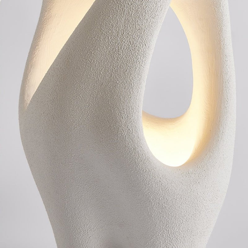 Sculptural White Floor Lamp for Modern Interiors | Ambient Lighting