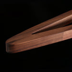 Walnut Arc Linear LED Pendant Light for Kitchen Island and Dining Room