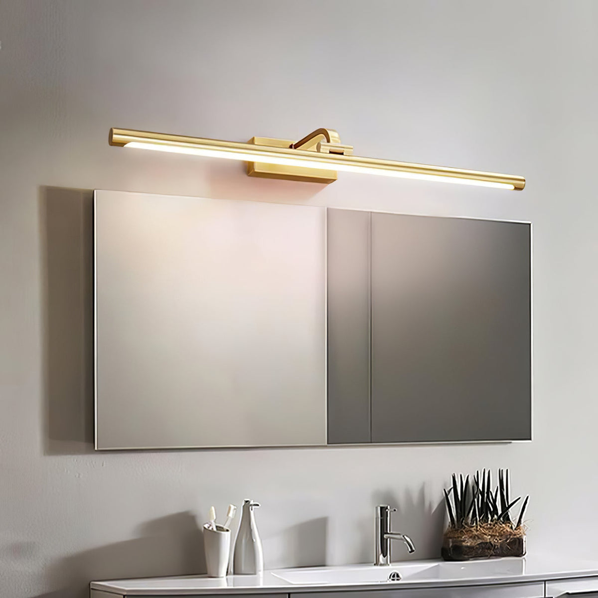 Walnut Linear Led Wall Light