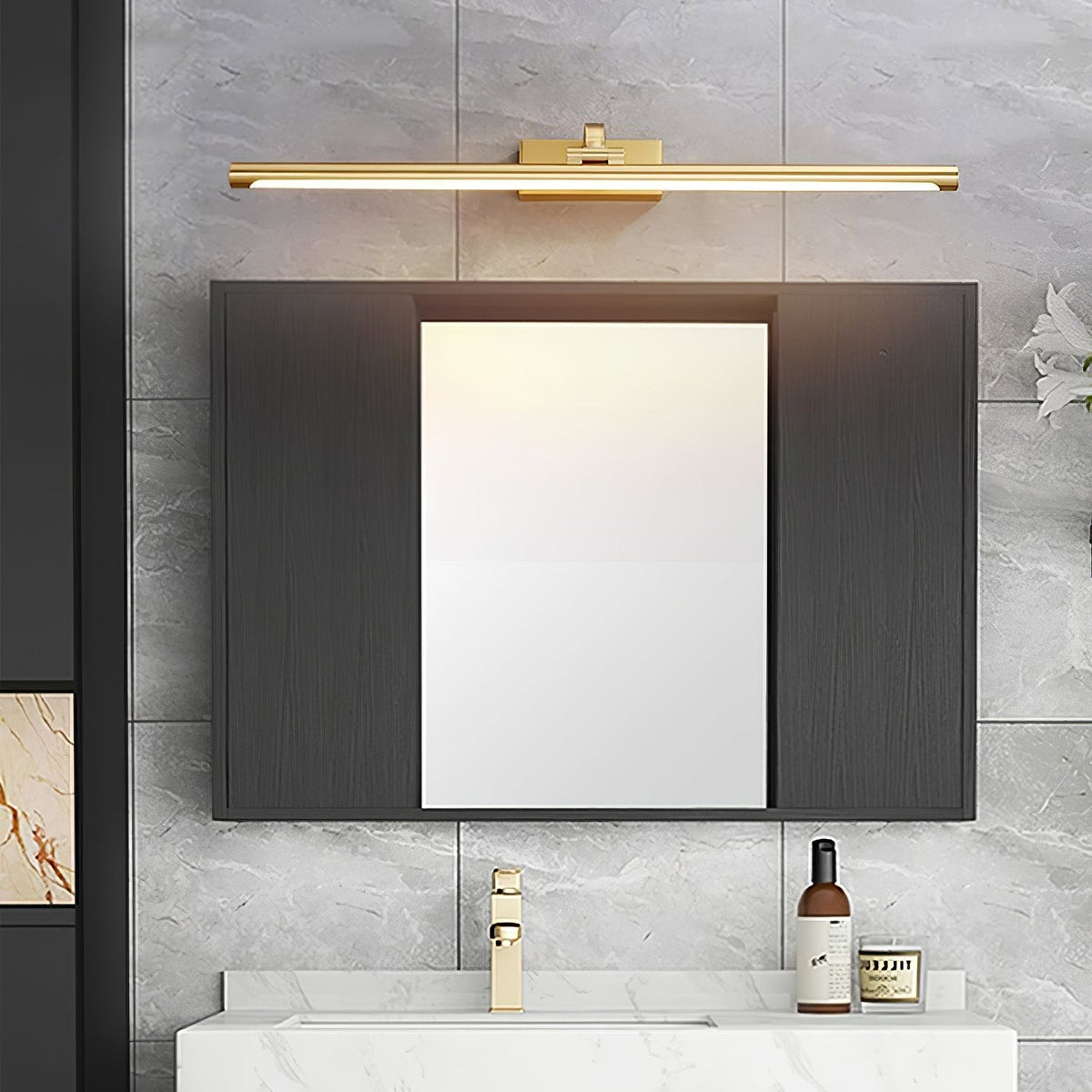 Walnut Linear Led Wall Light
