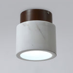 Walnut Marble Ceiling Lamp