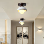 Walnut Marble Ceiling Lamp