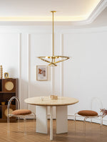 Waltz Art Chandelier – Sculptural Gold Pendant Light for Modern Interiors
