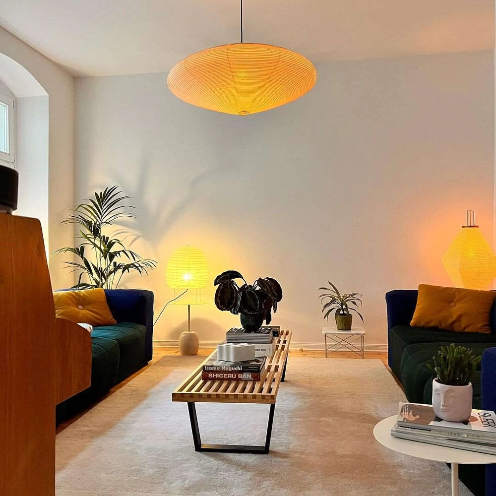 Rice Paper 15A Swag Lights